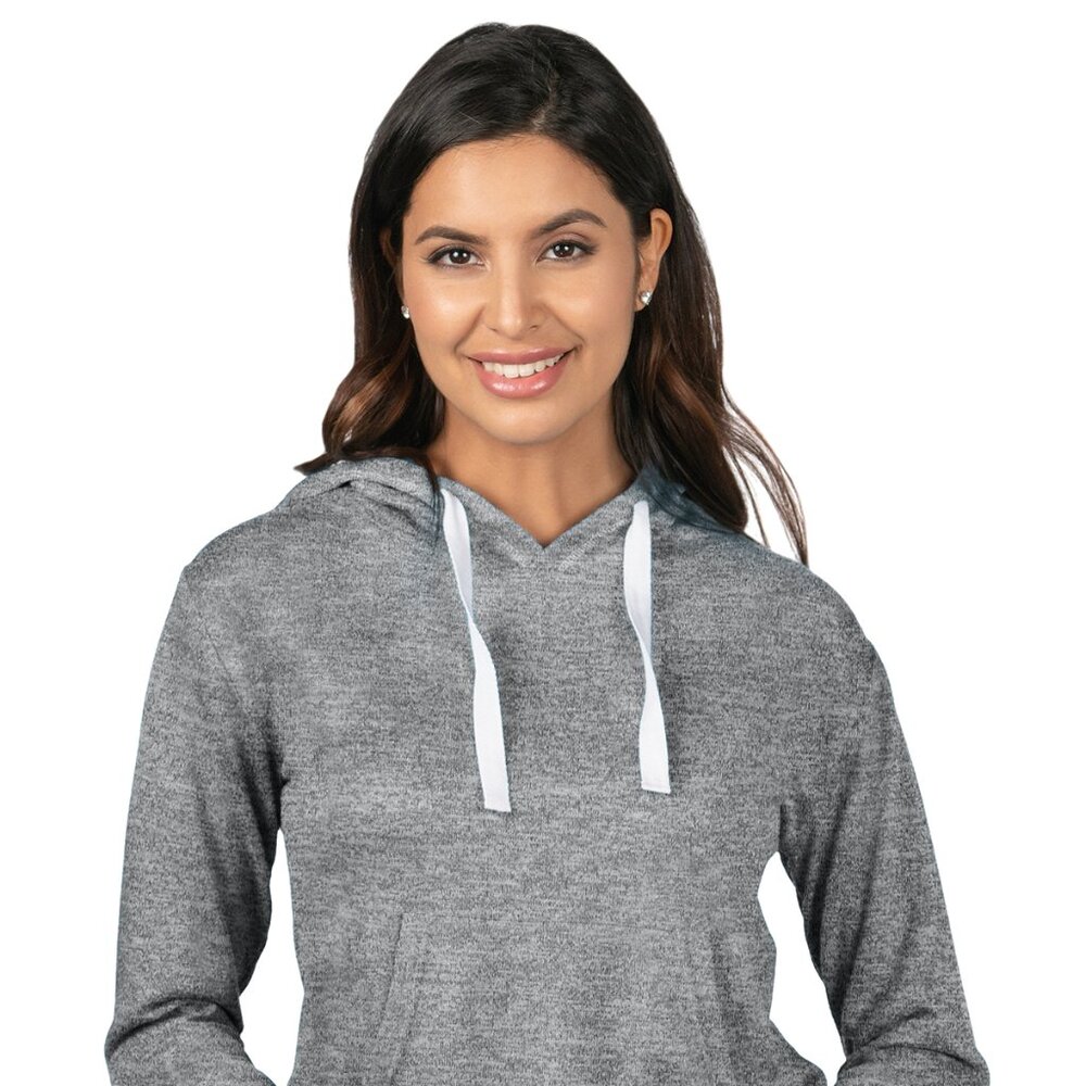 AFC Women's Pullover Soft Knit Vintage Grey Hoodie Plus Size 2x 3x & 4x Sizes
